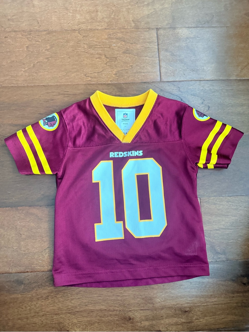 NFL Redskins Jersey - Toddler Size 2T